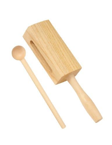 Wood Block With Wooden Mallet - ab Kids -130