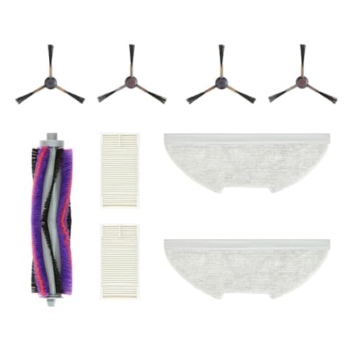 EUREKA Replacement Parts accessories Compatible for E10S Vacuum Cleaner Replacement Kit Replenishment Parts Set Filter Side Brush