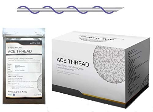 ACE PDO thread lift KOREA face/whole body - Mono Screw Type (40pcs) - 12 sizes (29G25)
