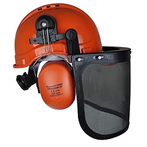 RocwooD Chainsaw/Brushcutter Safety Helmet c/w Chin Strap Pro
