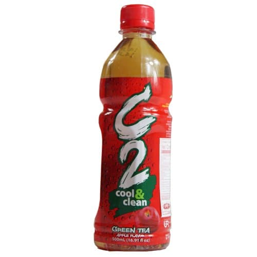 C2 Apple Flavour Green Tea - 24x500ml