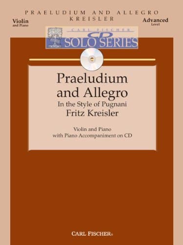 Praeludium And Allegro - Violin & Piano - Advanced Level -BK/CD