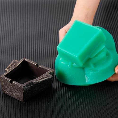 BBDINO Super Elastic Silicone Mold Making Kit, Jade Green, 1:1 By Volume, 70.56 Oz, Food Safe, Non-Toxic, Odorless, Liquid Silicone Mixing, Craft Mold