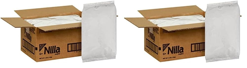 Nilla Wafers Vanilla Wafer Cookies, 2-2 lbs Bags (Pack of 2)