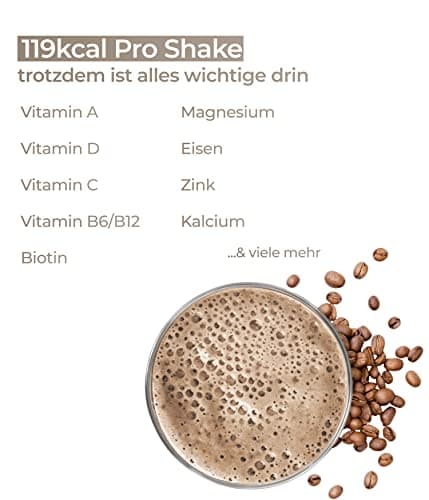 NUPO Diet Shake Caffe Latte Premium diet shakes for weight management I Clinically proved meal replacement shake for weight control I 12 Servings I Very Low-Calorie Diet, GMO Free