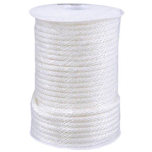 WELLINGTON CORDAGE 10164 3/8-Inch X 125-Feet White Nylon Cord
