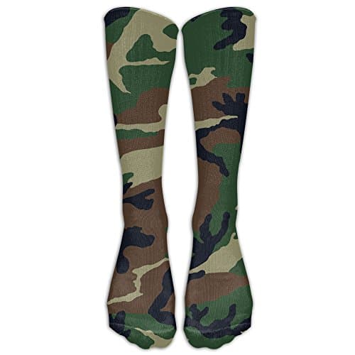 Edgar Bell Men's Women's Knee High Socks Gun Camo Over-The-Calf Socks