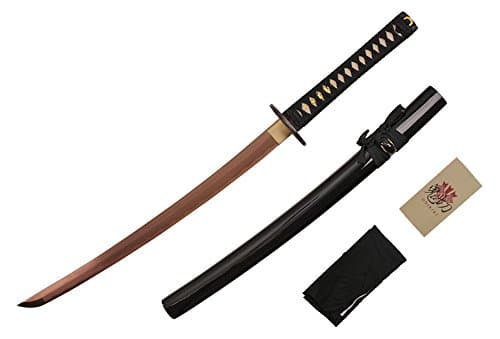Onikiri F-586-RG-M 1045 High Carbon Steel Color Blade Handmade Katana Sword