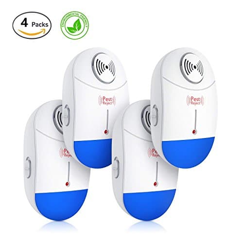 2018 Ultrasonic Pest Repeller Plug in Pest Control - Electric Mice Repellent & Mosquito Repellent - Pest Reject for Insect, Bed Bugs, Mouse, Rat, Roach, Spider,ant, Lizard