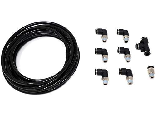 Tier1 Motorsports Push Lock Vacuum Fitting Kit Turbo, Wastegate, Solenoid, BOV fits Honda Civic, Integra, etc