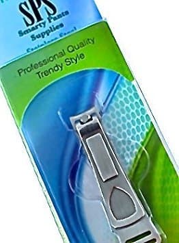 Professional Fingernail Nail Clipper - for Men and Women, Long Handle, Stainless Steel with Nail File