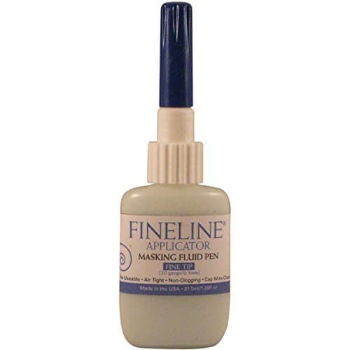 Fineline Masking Fluid Pen 20 Gauge W/Masking Fluid, 1.25 Ounces by Fineline Applicators