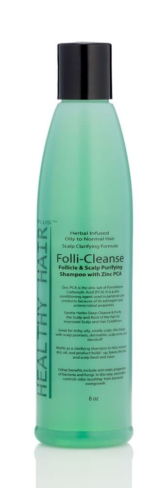 Follicleanse Shampoo 8 oz - Zinc PCA Enriched Formula that Reduces Oily, Itchy Hair & Scalp