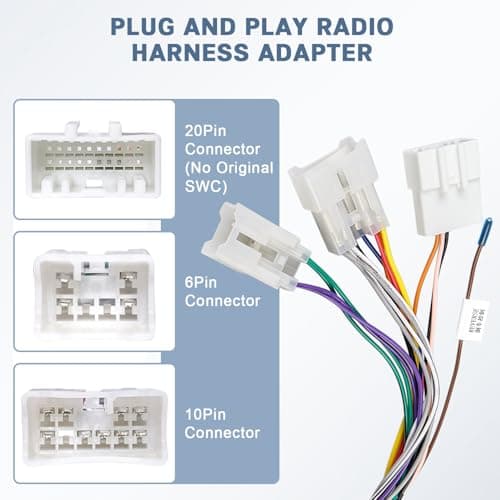 Car Stereo Harness Adapter for Toyota Highlander RAV4 Camry Corolla Land FJ Cruiser Vios Yaris Radio Wiring Harness Cable Without JBL Amplifier