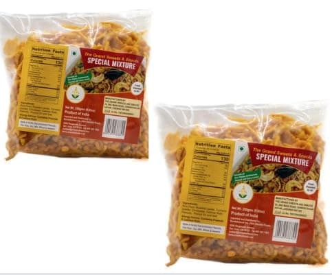 Grand Sweets and Snacks (GSS) Special Mixture (Pack of 2) Each Pkt 250g (B-P)