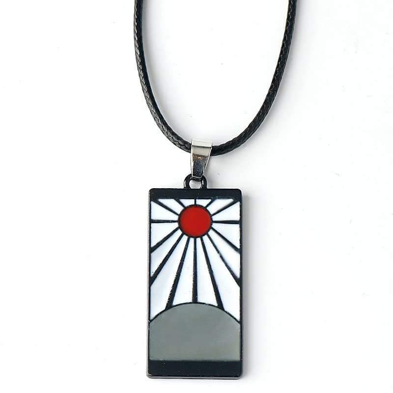 Anime Tanjiro Hanafuda Pendant Necklace for Men and Women