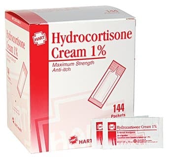 HART HealthHydrocortisone Cream 1%, Maximum Strength Anti-itch, 144 Packets, 1/32 oz (0.9m) Each