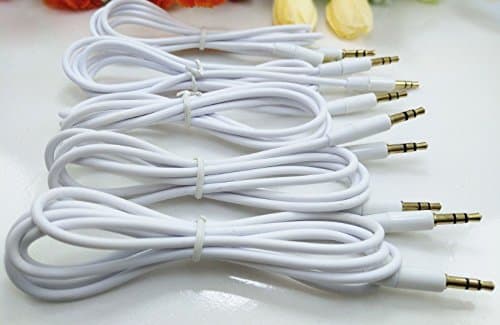 Soumooo 1 Pack Replacement 4FT 3.5MM Headphone Cable Cord For Skullcandy Hesh 2 Headphones White