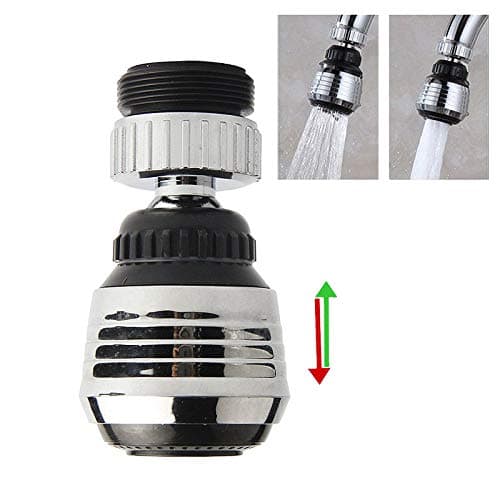 Tap Aerator 360° Rotation Swivel Water Saving Faucet Filter Moveable Kitchen Tap Head Connector