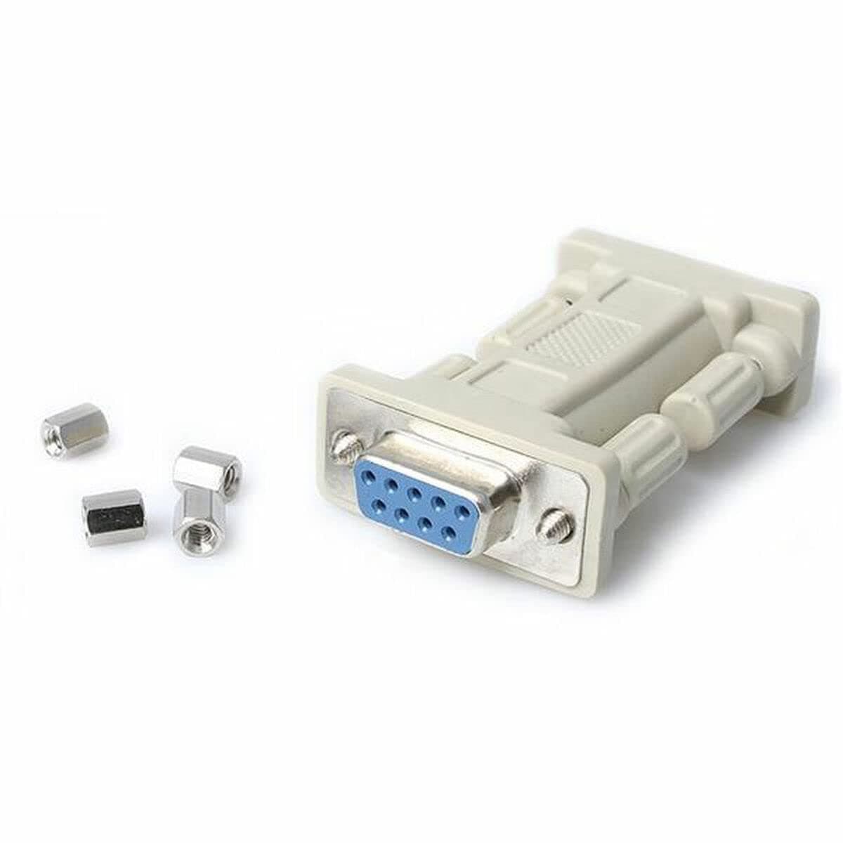 DB9 RS232 Serial Null Modem Adapter - F/F - Null modem adapter - DB-9 (F) to DB-9 (F) - NM9FF