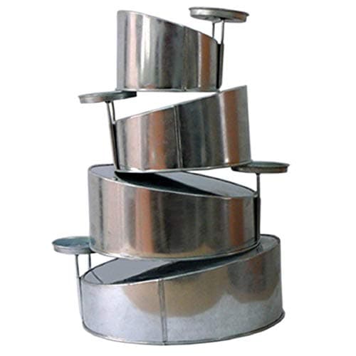 Mini Topsy Turvy 4 Tier Round Cake Pans Tins New Design By EuroTins 5" 7" 9" 11 …