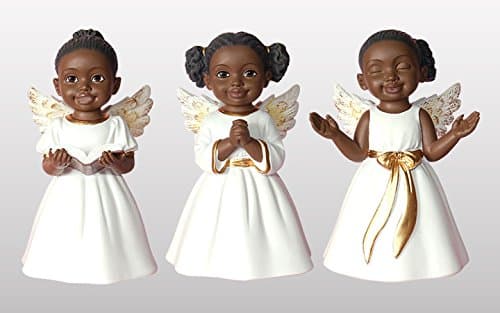 Positive Image GiftsSet of 3 White Cherub Figurines