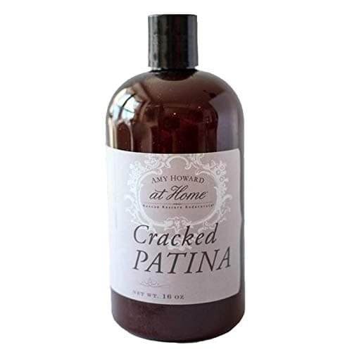 Liquid Cracked Patina for Vintage and Antique Furniture Restoration - Protective Paint Seal - Crackle and Distressed Finish (16 oz)