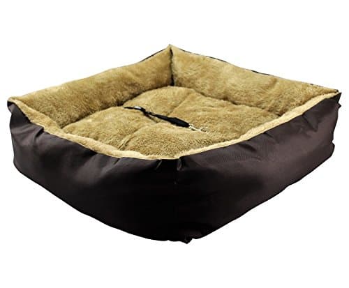 Home and Garden Products TRAVEL PET DOG PUPPY CAR SEAT BED COMFORT TRAVEL CUSHION BASKET CHAIR PROTECTOR MaxiPet … (Beige)