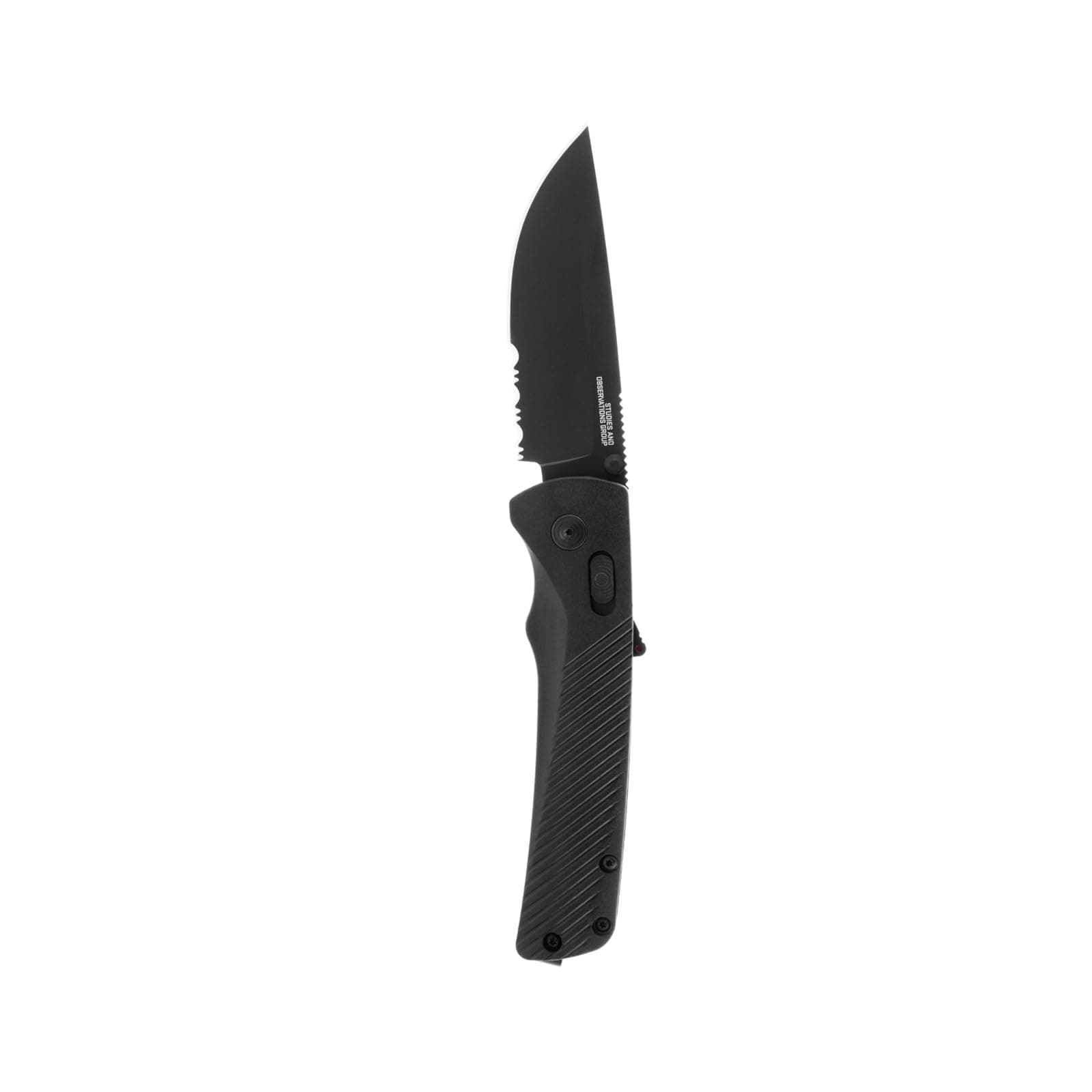 Flash AT Daily Carry Ambidextrous Partially Serrated Pocket Folding Knives Ergonomic Handle D2 Steel Blade