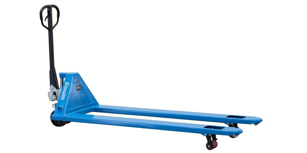 Eoslift M20L Super Long Pallet Truck Jack, 4400 lb.