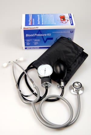 Home Blood Pressure Monitor Aneroid Sphygmomanometer & Stethoscope