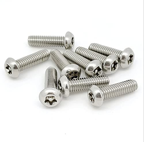 binifiMux40 -Pack M5 x 16mm Torx Pan Head Torx Security Bolts Screws 304 Stainless Steel,Tamper Proof Screws