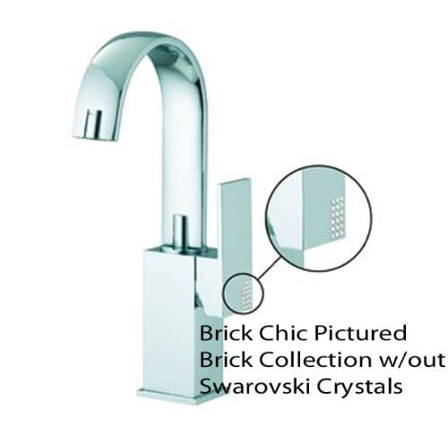 Fima S3521CR Single Hole Wash Basin Mixer, 7.5" L x 2.36" W, Chrome