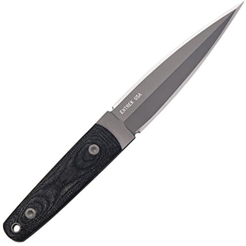 Entrek EN34 Bullet MKII Fixed Blade Double Edged Knife Full Tang