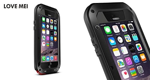 iphone 6 plus case,Elecase Hard Metal Corning Gorilla Glass Shockproof/Dustproof/Watertherproof Cover Case For iphone 6 plus 5.5 inch