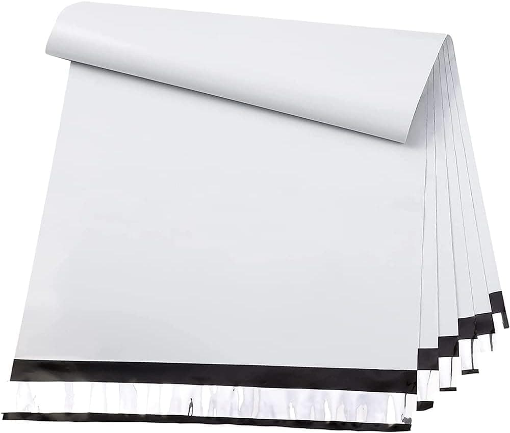 - Metronic Poly Mailers 24x24 100PC White, Extra Large Shipping Bags Mailing Envelopes with Strong Adhesive, 2.5Mil Thick Mailers Poly Bags for Shipping, Mailing Bag Packaging Bag for Small Business