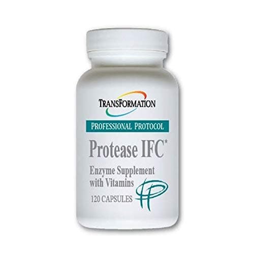 Transformation Enzyme - Protease IFC 120 Caps - #1 Practitioner Recommended - Natural Support for Muscle and Fatigue, and Healthy Inflammation with High Rich Vitamin A, E, C, Zinc, and Selenium