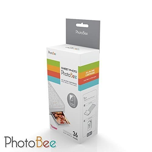 Sticker Photo Paper - 36 Sheets (Letter Size, Glossy, Waterproof)