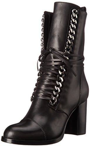Casadei Women's Lace-Up Curb Chain Boot