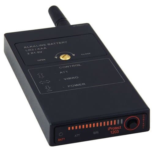 PORTABLE RF WIRELESS BUG DETECTOR PROFESSIONAL GRADE FOR MULTI-PURPOSE DETECTION ON ANALOG AND DIGITAL TRANSMISSION