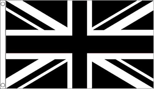 Union Jack (Black) Large Flag 8ft x 5ft