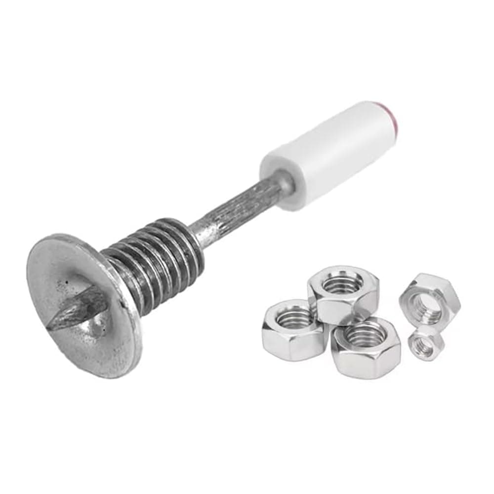 50 PCS Mini Cannon Nail M8 with Screw and Nut for Ceiling Tiles