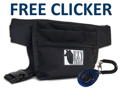 Spring Hinge Closure Treat Pouch - Quick Access to Dog Treats - Positive Reward Training - Doggie Training Treats Pouch - Dog Treat Bags for Dog Trainers, Dog Treat Pouch for Dog Walkers