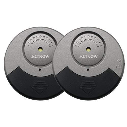 Door Window Alarm -Actnow Ultra-Slim 2 Pack- 100db Alert Family Security ALARM System Door alarms Sensor for Home Traveling (Burglar Theft-proof Vibration Alarm and Triggered Window Alarm)