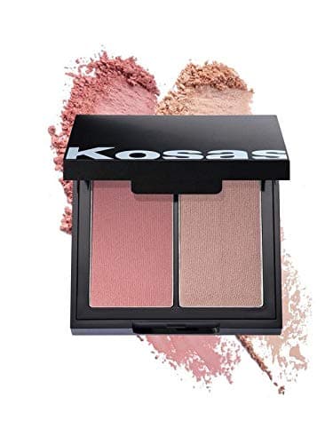Kosas Color & Light: Pressed Powder Blush & Highlighter Duo (Longitude Zero)