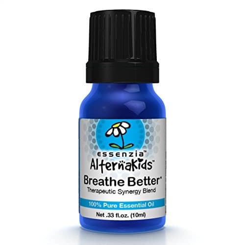 Breathe Better Essential Oil for Kids by AlternaKids - 100% Pure, Therapeutic Grade, Undiluted Aromatherapy Blend for Children | Allergy, Respiratory & Sinus Relief, Peppermint, Kid Safe (10ml bottle)