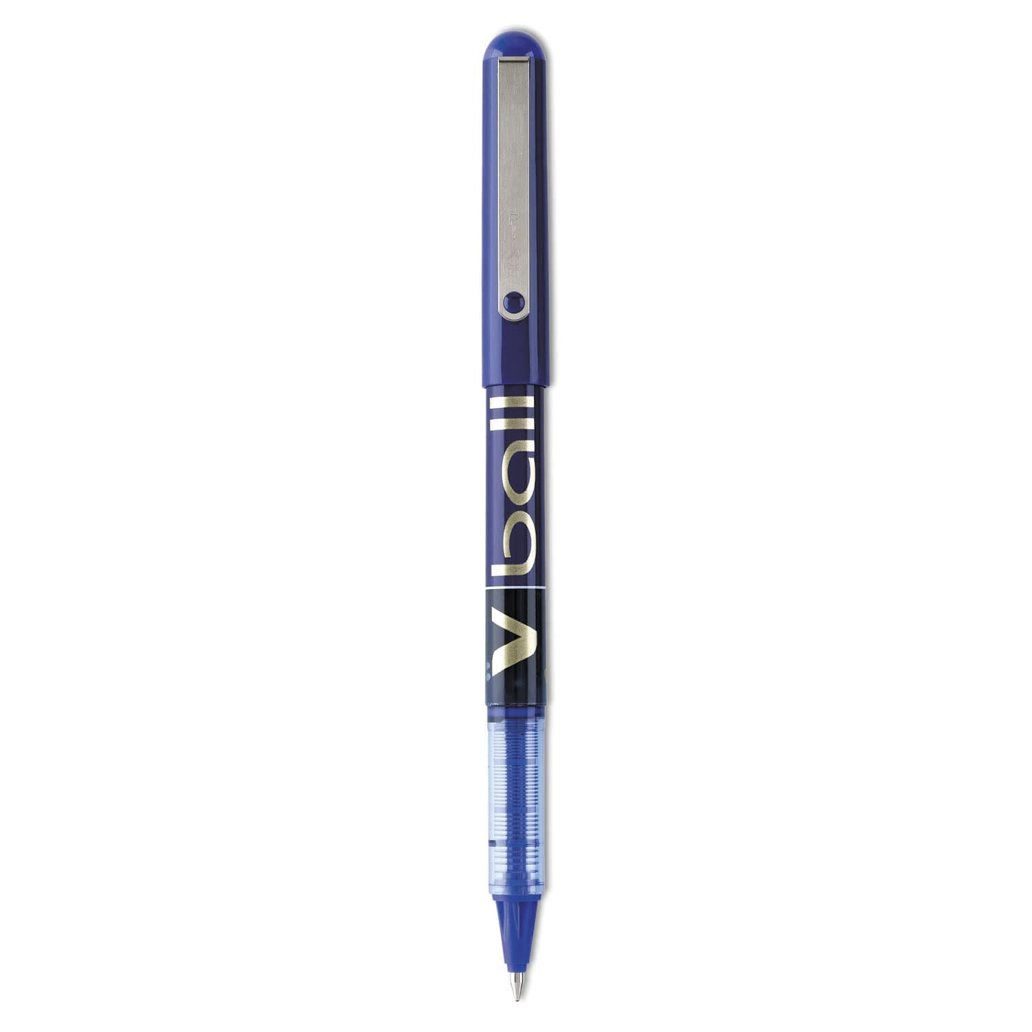 PILOT VBall Liquid Ink Rolling Ball Stick Pens, Fine Point, Blue Ink, 12-Pack (35113)