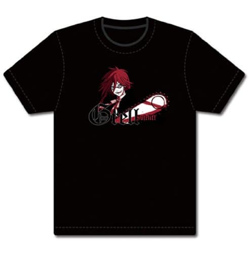Black Butler Grell with Chainsaw T-Shirt GE59152 (XL) Blacks