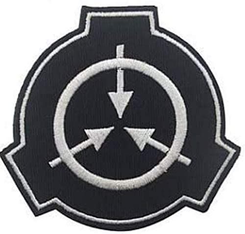 New SCP Foundation Special Containment Procedures Foundation Logo Military Hook Loop Tactics Morale Embroidered Patch (color1)