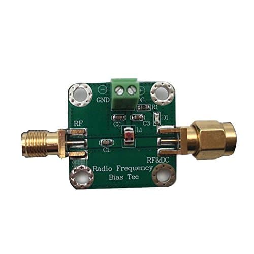DYKB Frequency 1MHz-3GHz Bias Tee Wideband for HAM Radio RTL SDR LNA Low Noise Amplifier 50VDC